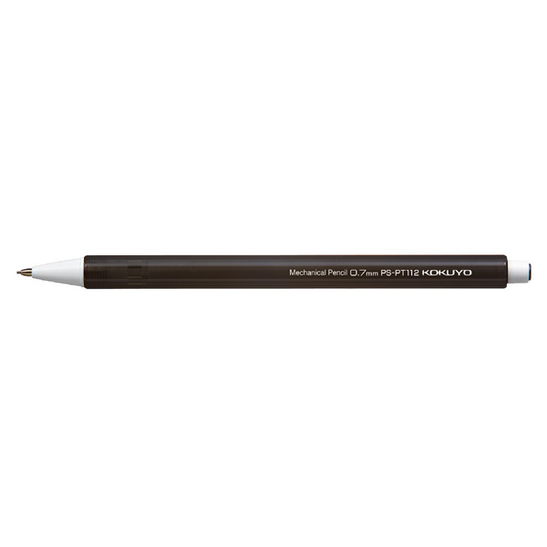 コクヨ（KOKUYO） 鉛筆シャープ（キャンディカラー） 0.7mm ダークグレー PS-PT112DM-1P 1セット（10本入）（直送品）