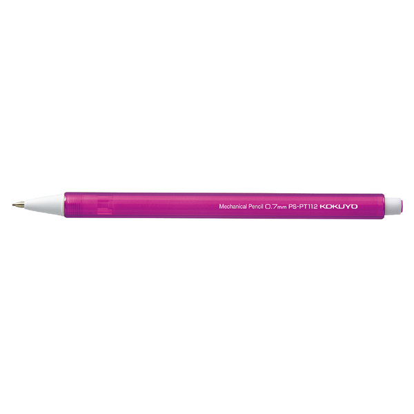 コクヨ（KOKUYO） 鉛筆シャープ（キャンディカラー） 0.7mm ローズピンク PS-PT112VP-1P 1セット（10本入）（直送品）