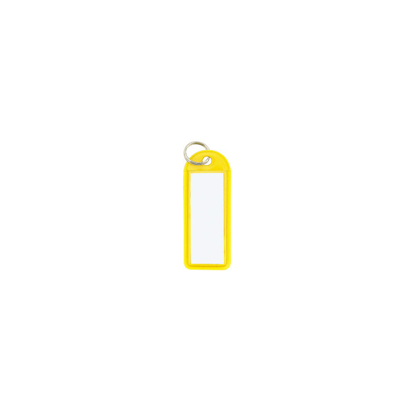コクヨ（KOKUYO） 名札関連 ソフトキーホルダー型名札 黄 カード寸法42×17mm ナフ-225Y 1セット（50個入）（直送品）