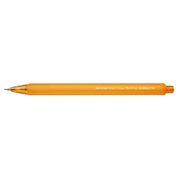 コクヨ（KOKUYO） 鉛筆シャープ（フローズンカラー） 1.3mm オレンジ PS-FP101YR-1P 1セット（8本入）（直送品）