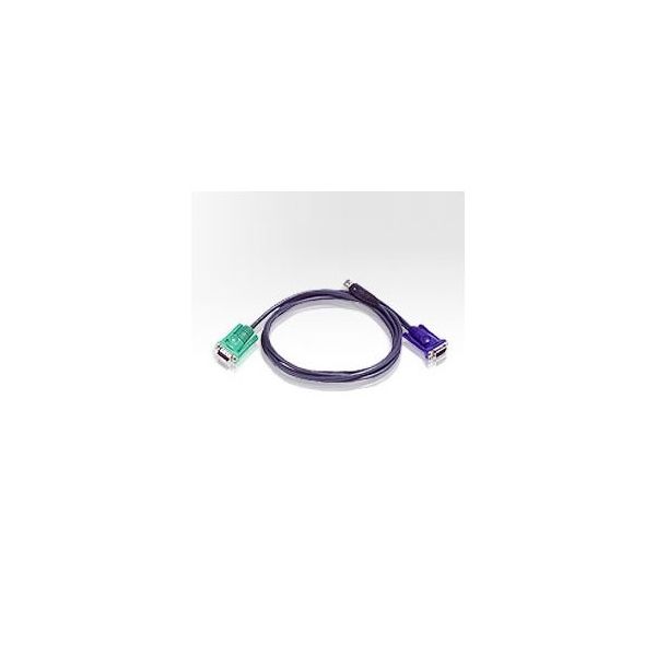 ATEN USB KVMケーブル SPHDタイプ 1.2m 2L-5201U 1本 64-3968-54(直送品)