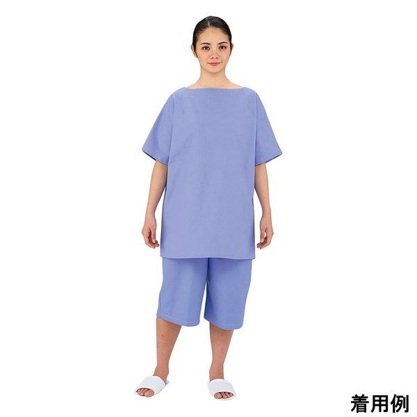 メディーズ レントゲン患者衣(男女兼用) パンツ フリー M862157-006 1枚 7-7041-12(直送品)