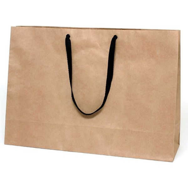 HEIKO ファッションバッグ　ＬＬワイド　未晒無地　10枚／袋 006470520 10枚／袋×10袋（直送品）