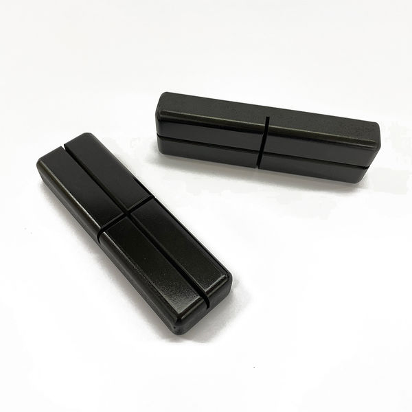 富士工芸社 飛沫感染予防 アクリル仕切り板専用 黒 黒色 アクリルベース-2 1組（2個入）（直送品）