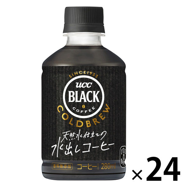 UCC上島珈琲 BLACK COLD BREW （ブラック コールドブリュー）280ml 1箱（24本入）