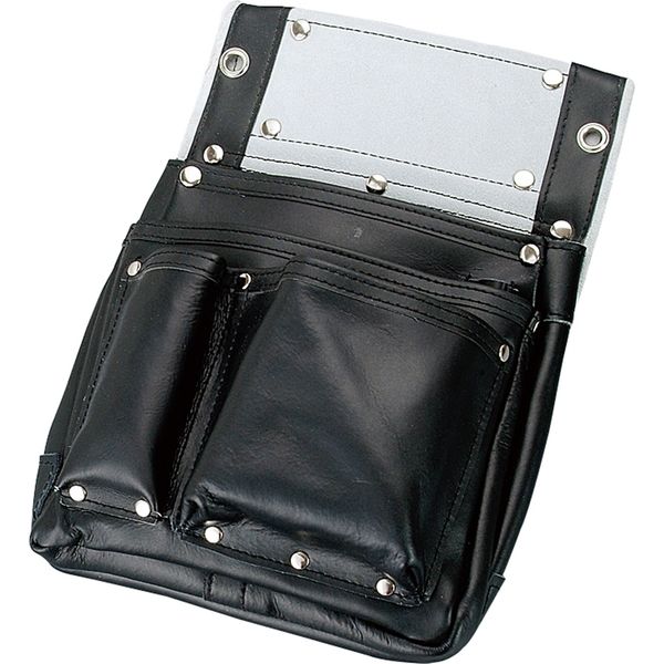 コヅチ 仮枠釘袋3段マチ付 黒 SH-611 1個（直送品）