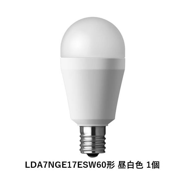 パナソニック LED電球広配光タイプE17口金60W相当昼白色 LDA7NGE17ESW 1個