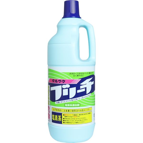 マルフクケミファ マルフク ブリーチ 塩素系漂白剤 1500mL 1セット(1個(11本(500mL入)×16)（直送品）