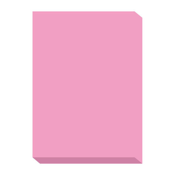 オフィス用紙カラーR100　ピンク　A4サイズ　OFR100P-A4　1冊（500枚入） 北越紀州製紙（わけあり品）