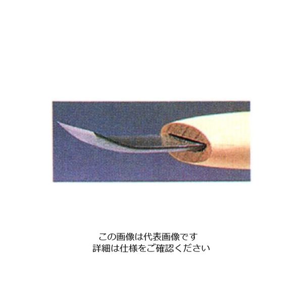 エスコ 4.5mm 彫刻刀(安来鋼/極浅丸曲型) EA588ME-4.5 1セット(3本)（直送品）
