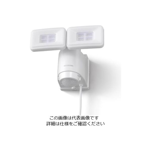 エスコ AC100V LEDセンサーライト(2灯) EA864CB-242A 1個（直送品）