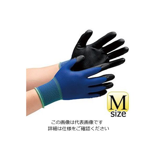 ミドリ安全 作業手袋 ハイグリップ ニトリル背抜き手袋 MHGー150N M 10双/袋 4044103020 1袋(10双)（直送品）