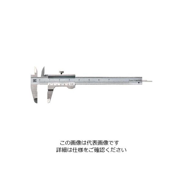 エスコ 70mm ノギス(コンパクト型) EA725C-35 1セット(2個)（直送品）