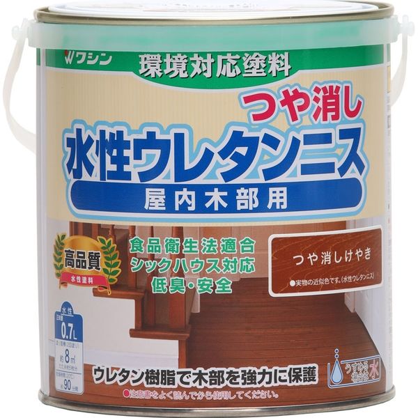 和信ペイント 和信ペイント#800484水性ウレタンニスつや消けやき0.7　1缶（直送品）