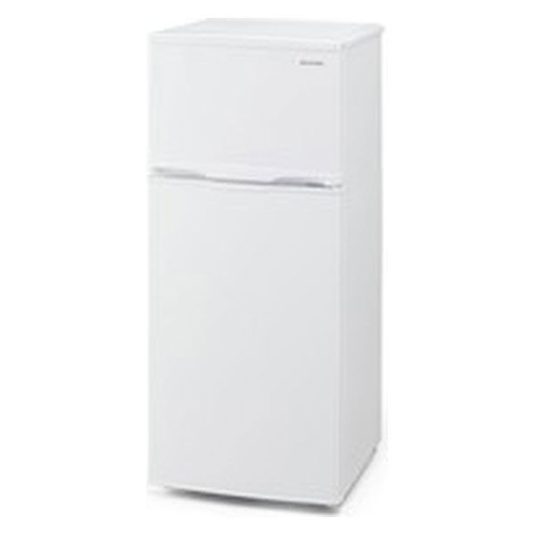 アイリスオーヤマ 2ドア 冷凍冷蔵庫 118L IRSD-12B-W ホワイト（直送品）