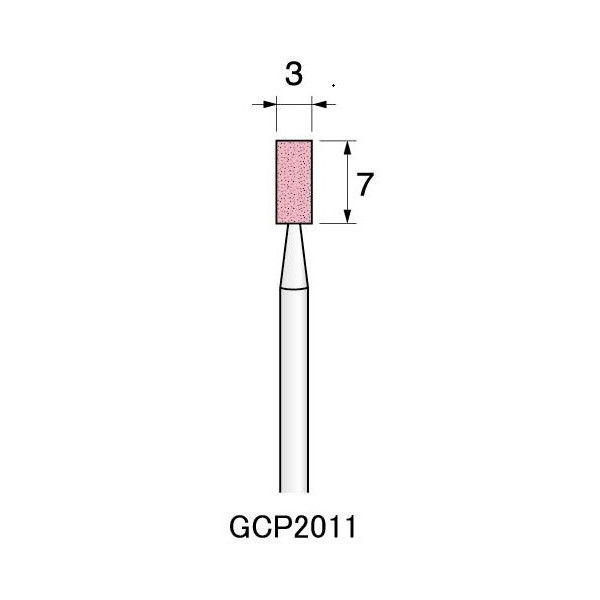 アルゴファイルジャパン PA砥石(軸付砥石ピンクアランダム) GCP2011 12個 1セット(60個:12個×5パック)（直送品）