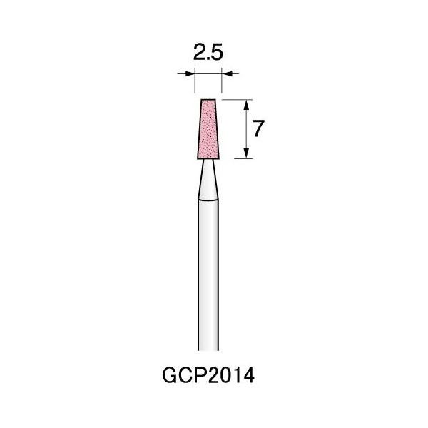 アルゴファイルジャパン PA砥石(軸付砥石ピンクアランダム) GCP2014 12個 1セット(60個:12個×5パック)（直送品）