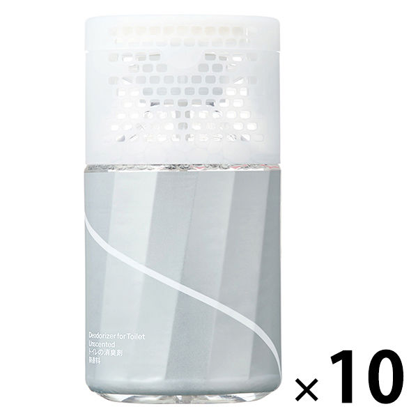 【アスクル限定】トイレの消臭剤　置き型　無香料 10個 エステー　消臭芳香剤　 オリジナル