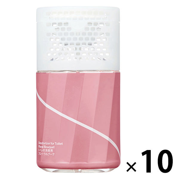 【アスクル限定】トイレの消臭剤　置き型　フローラルブーケ 10個 エステー　消臭芳香剤　 オリジナル