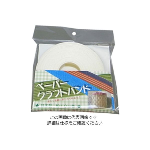 松浦工業 クラフトバンド#13 10M 白 4984834414119 1セット(3個)（直送品）