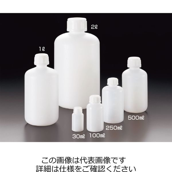 サンプラテック PE細口瓶 3L ※ケース販売(30本入り) 02067c 1箱(30個)（直送品）