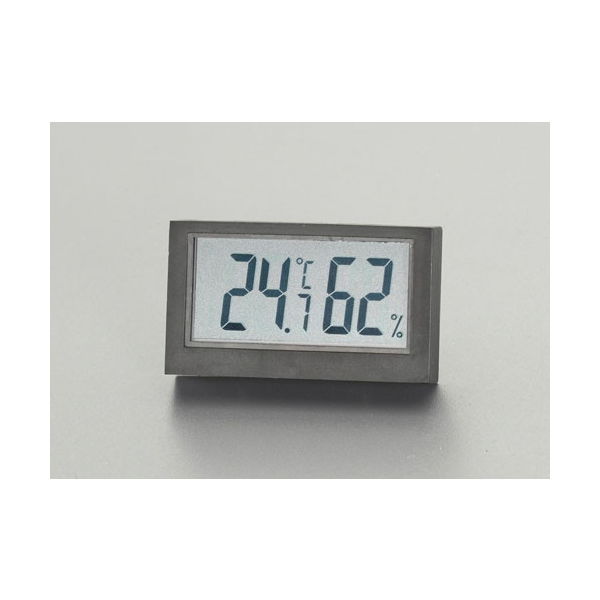エスコ 温湿度計(デジタル) EA728AC-35 1セット(5個)（直送品）