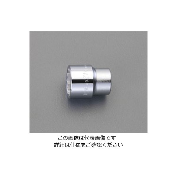 エスコ 1/2”DRx30mm ソケット EA618KM-30 1セット(5個)（直送品）