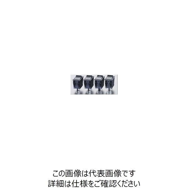 エスコ 125V/10A 2極双投/ロッカースイッチ(TVー51 適合) EA940DH-434 1セット(10個)（直送品）
