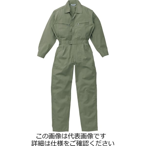 山田辰 ジャンプスーツ アーミーグリーン 3L 1-7500-AG-3L 1枚（直送品）