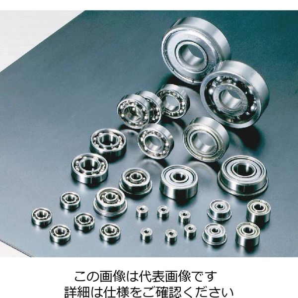 日本精工 フランジ付き小径玉軸受(単列深溝玉軸受) F624ZZ 1セット(10個)（直送品）