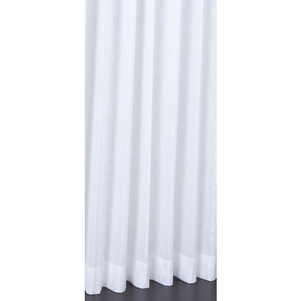 川島織物セルコン ウォッシャブル 防炎 遮熱 レースカーテン 1000×1030mm クリーム DC1005S 1セット(2枚入)（直送品）