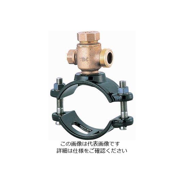 タブチ TBC形・サドル分水栓(ボール式) 鋳鉄管用 BXC-450X40 1個（直送品）