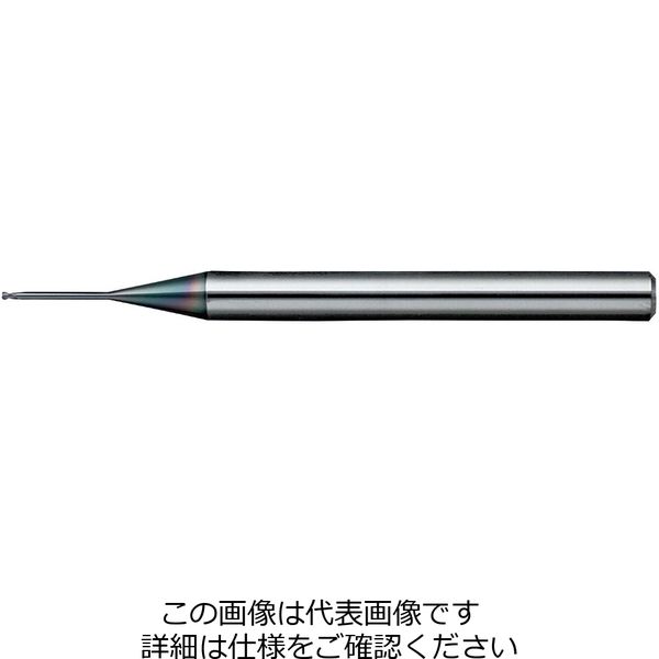 無限コーティングプレミアム 高硬度用2枚刃ロングネックラジアスエンドミル MHRH230Rφ0.2×R0.02×1（直送品）