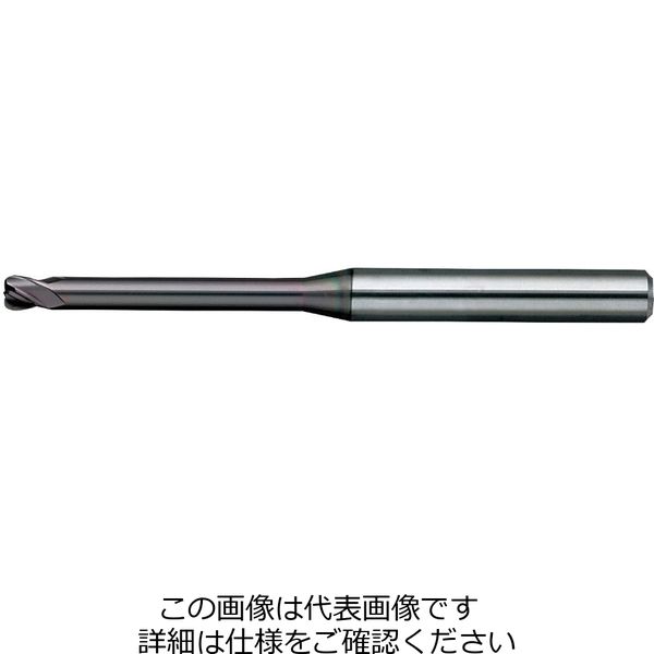 無限コーティングプレミアム 高硬度用4枚刃ロングネックラジアスエンドミル MHRH430Rφ0.3×R0.05×1.5（直送品）