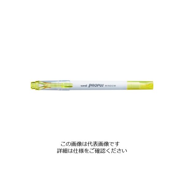 三菱鉛筆 uni プロパス・ウインドウ カラーマーカー ライトイエロー 水性顔料 PUS103T.28 1本 195-3073（直送品）