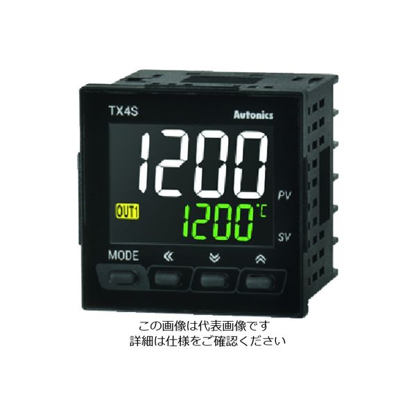 マルヤス電業 オートニクス LCDディスプレイ温調器 TX4S-B4R 1個 207-9796（直送品）