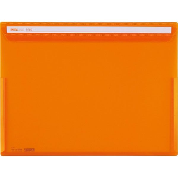 セキセイ アクティフV　フリップファイル　A4ヨコ　オレンジ ACT-5901-51 1セット（5冊）