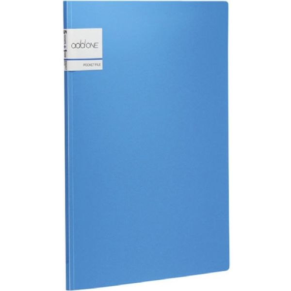 セキセイ アドワン　5ポケットファイル　A4（見開きA3）　ブルー　AD-2645-10 3冊（直送品）