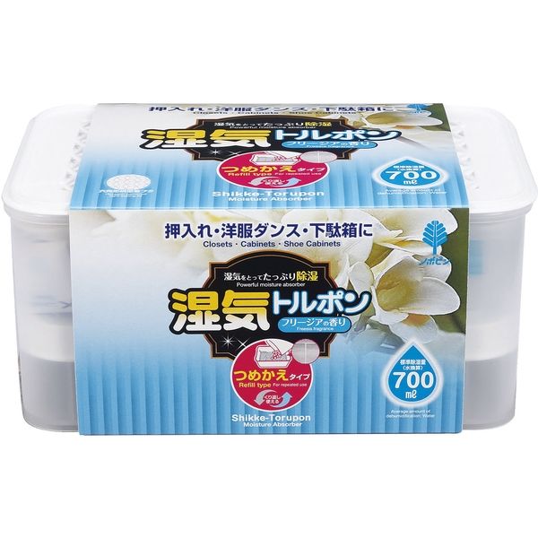 湿気トルポン つめかえタイプ本体 フリージアの香り 4971902060460 1セット（700ML×6） 紀陽除虫菊（直送品）