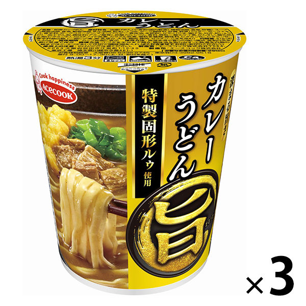 エースコック　まる旨 カレーうどん　1セット（3個）