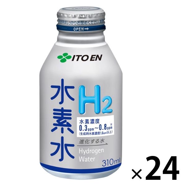 伊藤園 進化する水素水 H2 ボトル缶 310ml 1箱（24本入）