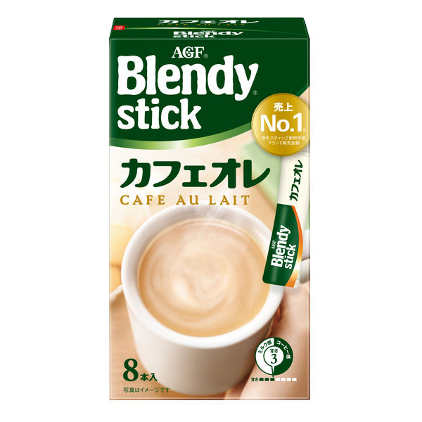 【スティックコーヒー】味の素AGF ブレンディ スティック カフェオレ 1箱（8本入）