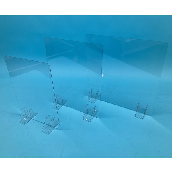 第一大宮 ドゥ・ウォール PET 透明 パーテーション 幅325×高さ430mm 1セット(10枚)（直送品）