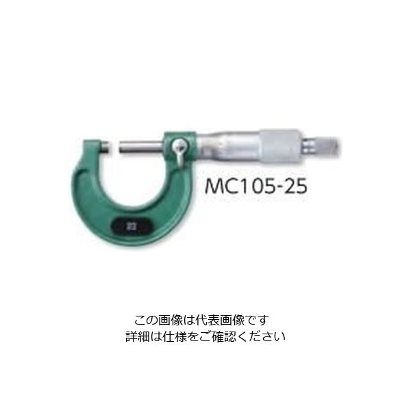 新潟精機 標準外側マイクロメータ MC105ー50 MC105-50 1個（直送品）