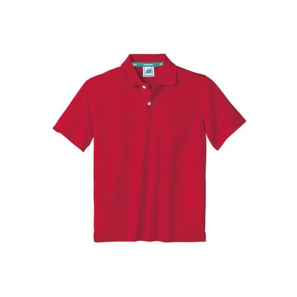住商モンブラン ポロシャツ　兼用　半袖 レッド S 32-5066 1枚（直送品）