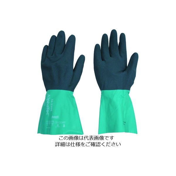 東和コーポレーション アンセル 耐薬品手袋 アルファテック 58ー530 LLサイズ 58-530-10 1双 787-1341（直送品）