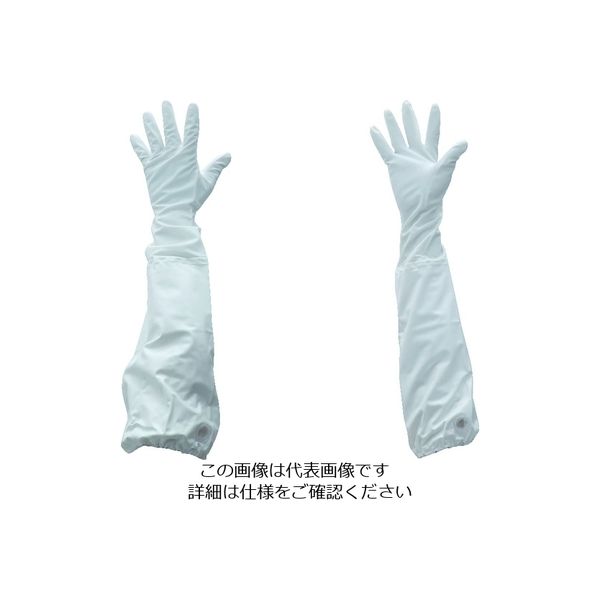 トラスコ中山 TRUSCO 腕カバー付塩ビ薄手手袋 TPGAC-M 1双 206-6093（直送品）