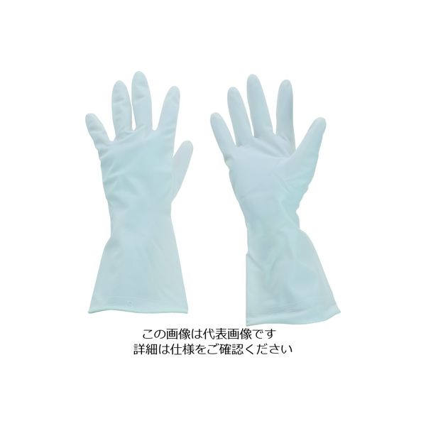 トラスコ中山 TRUSCO 塩化ビニール手袋薄手 ホワイト S PVCTG025-S 1双 207-4066（直送品）