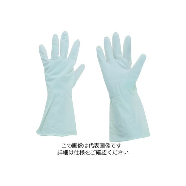 トラスコ中山 塩化ビニール手袋薄手　ホワイト　Ｍ PVCTG025-M 1双 207-4065