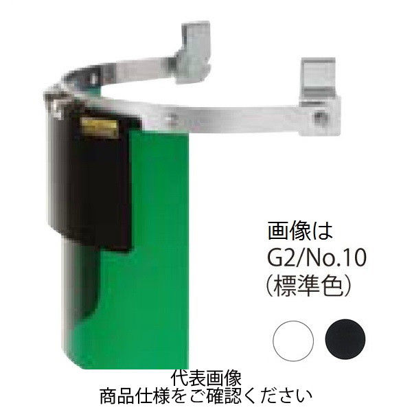 理研化学 ヘルメット装着用ダブル防災面 円筒型 差込金具 透明/No.10 370W-/#10 1セット（2個）（直送品）